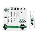 DUBE 12MM CONE GLASS TIP 3 PACK - 5 COUNT DISPLAY