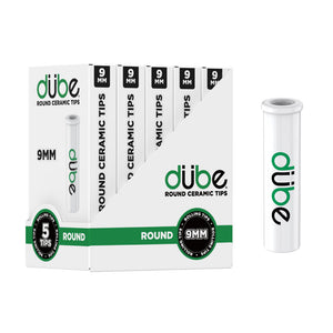 DUBE 9MM ROUND CERAMIC TIP 5 PACK - 5 COUNT DISPLAY