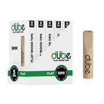 DUBE 9MM FLAT WOOD TIP 5 PACK - 5 COUNT DISPLAY